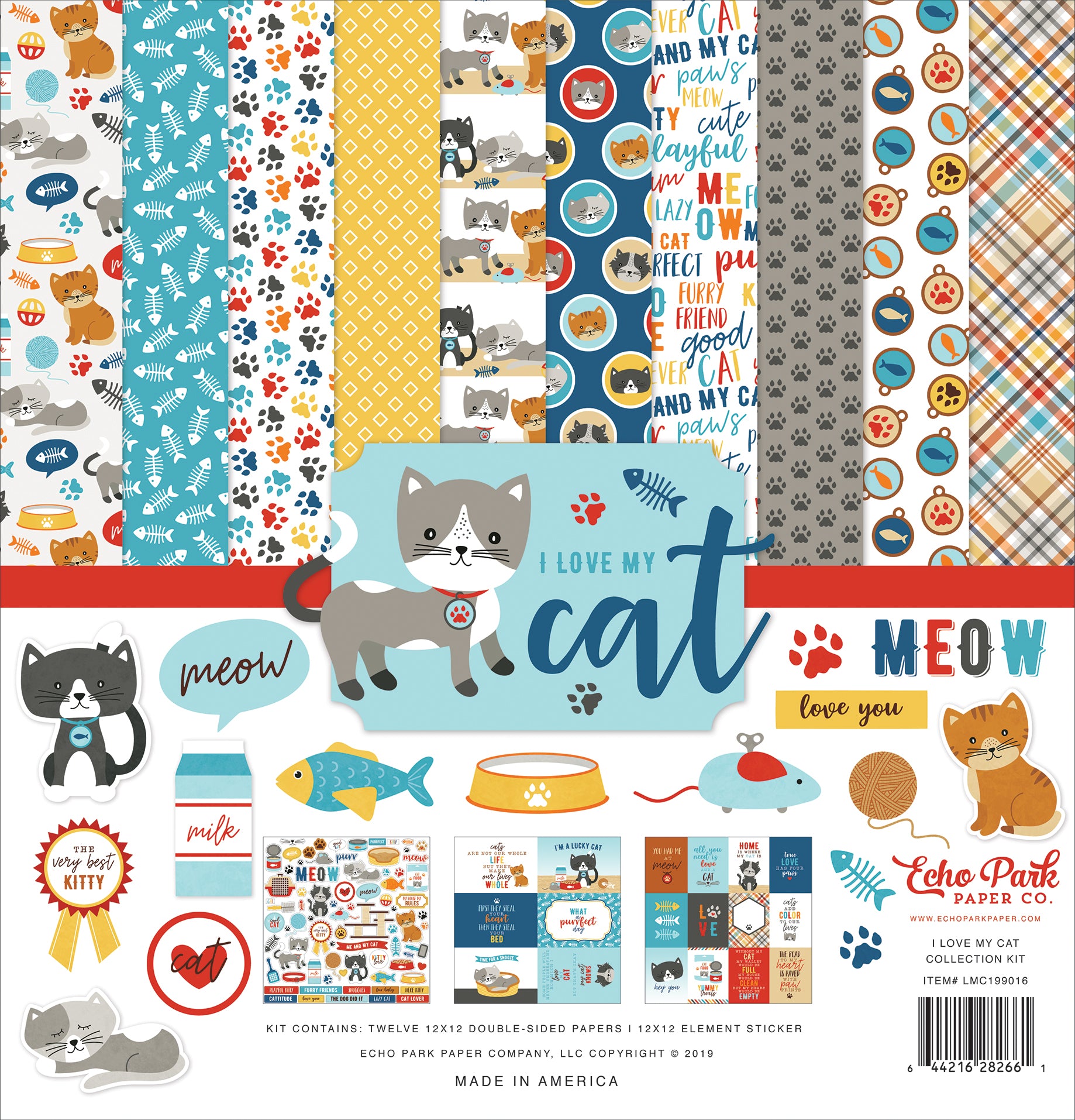 Echo Park I Love My Cat Collection Kit