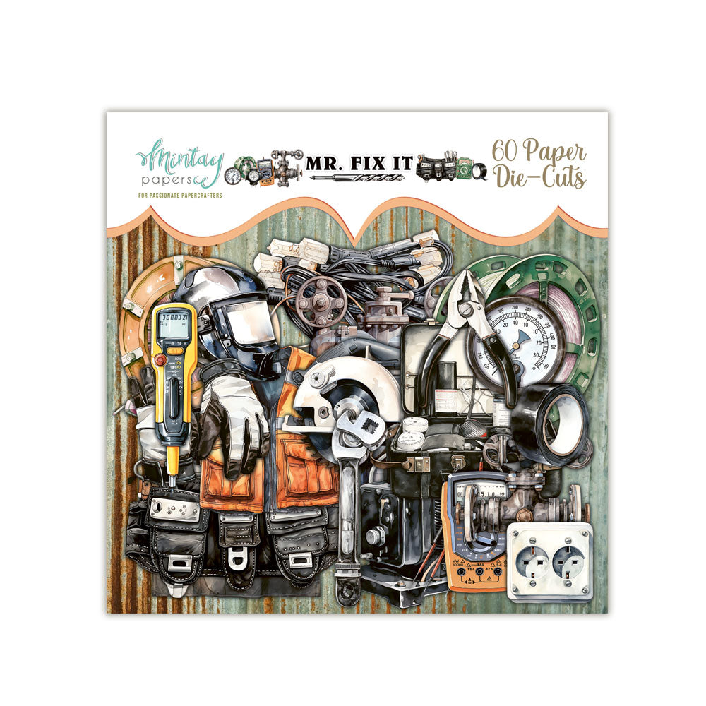 Mintay Papers Die Cuts - Mr. Fix It