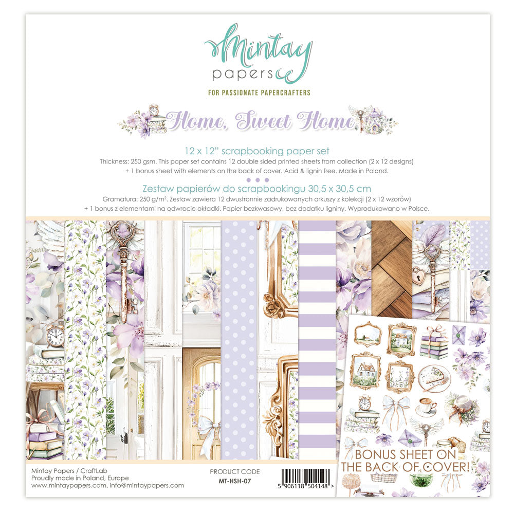 Mintay Papers 12x12 Paper Set - Home Sweet Home