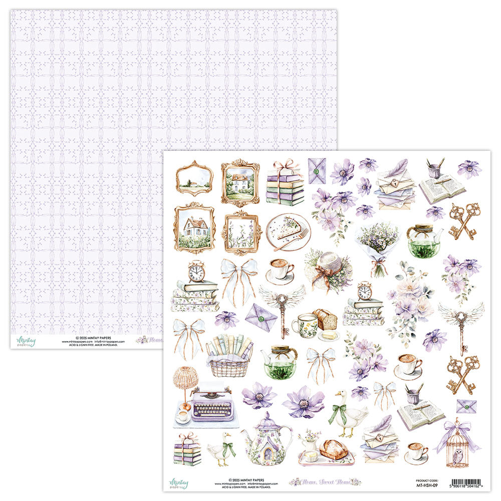 Mintay Papers 12x12 Elements Paper - Home, Sweet Home