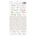 Mintay Papers 6x12 Paper Stickers - Home, Sweet Home Words