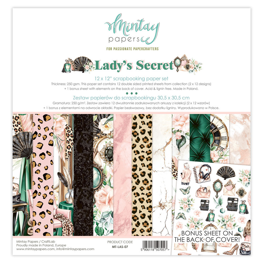 Mintay Papers 12x12 Paper Collection - Lady's Secret