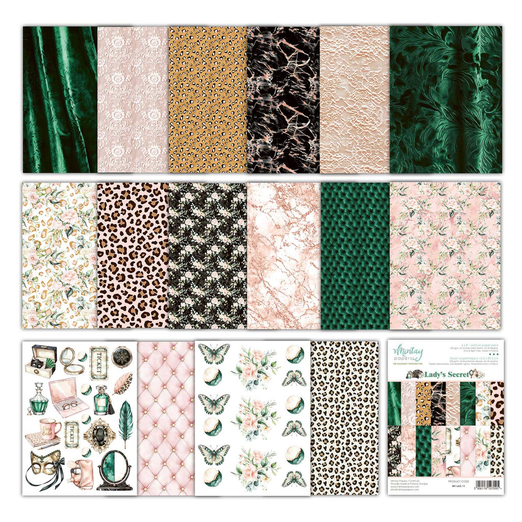 Mintay Papers 6x8 Paper Pad - Lady's Secret
