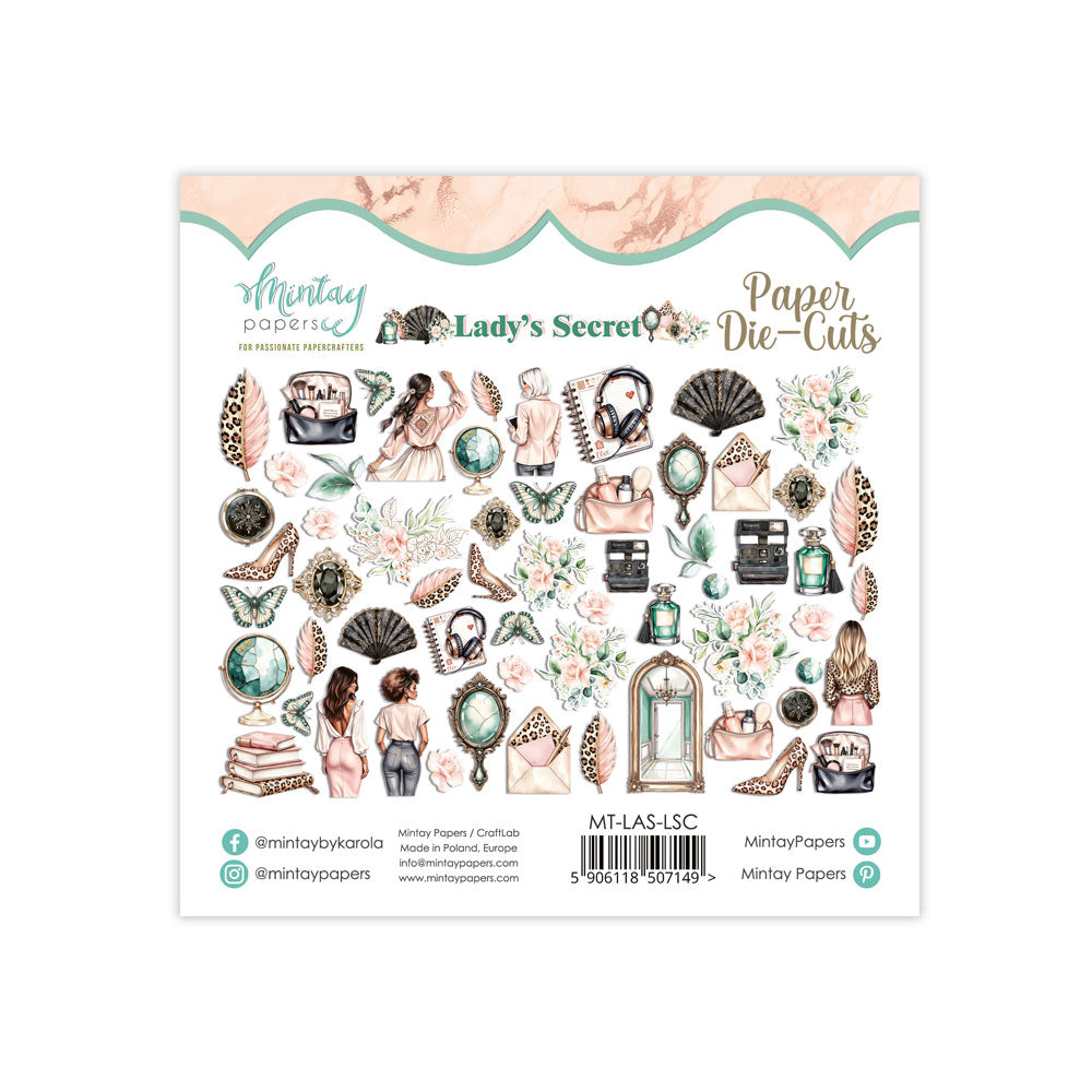Mintay Papers Die Cuts - Lady's Secret