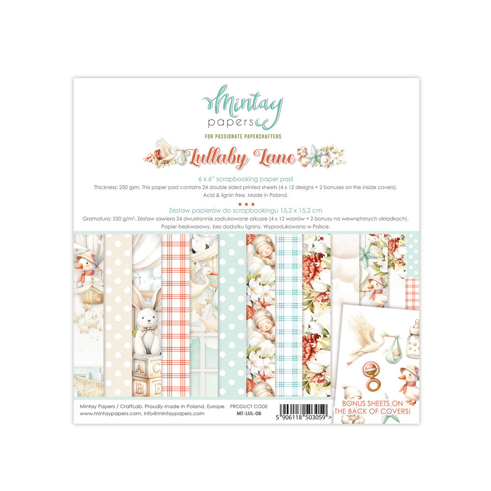 Mintay Papers 6x6 Paper Pad - Lullaby Lane