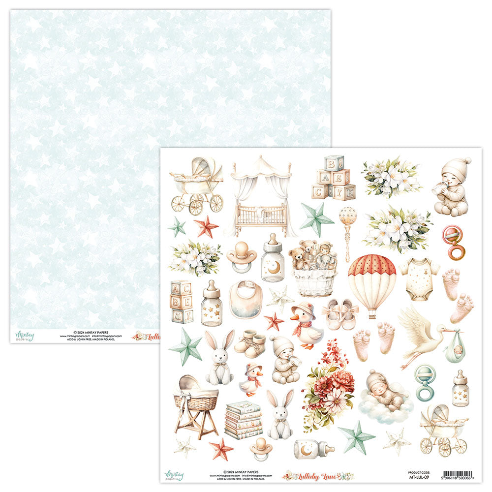 Mintay Papers 12x12 Elements Paper - Lullaby Lane