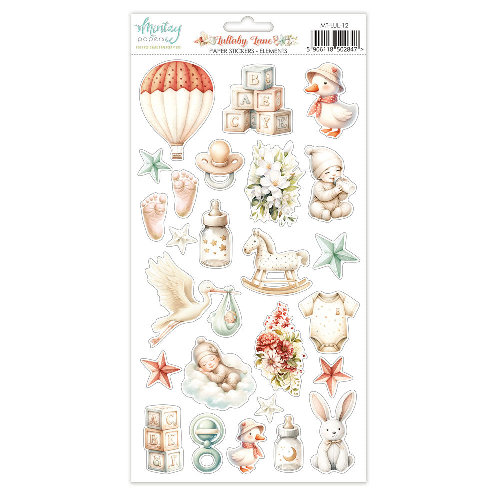 Mintay Papers 6x12 Paper Stickers - Lullaby Lane