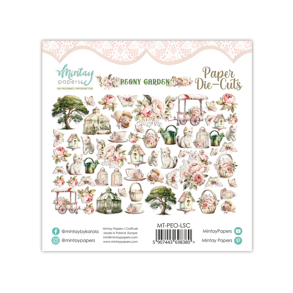 Mintay Papers Die Cuts - Peony Garden