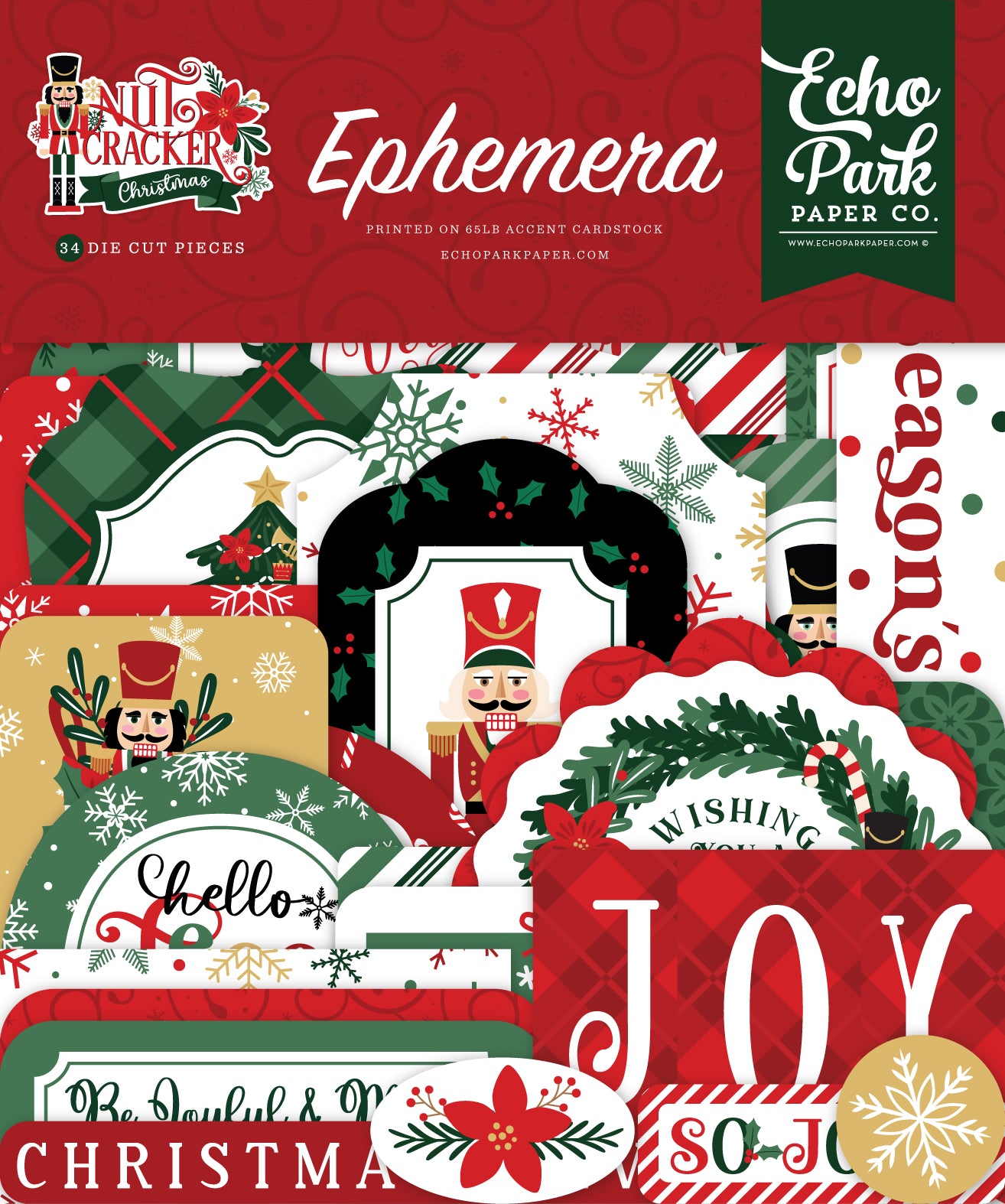 Echo Park Ephemera - Nutcracker Christmas
