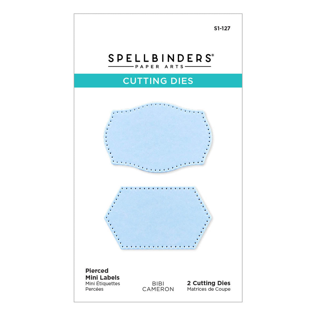 Spellbinders Pierced Mini Labels Etched Dies