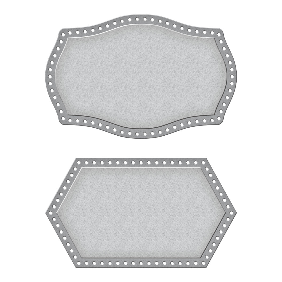 Spellbinders Pierced Mini Labels Etched Dies