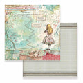 Stamperia Alice in Wonderland 8x8 Paper Pad
