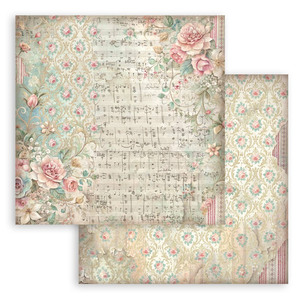 Stamperia Symphony 8x8 Backgrounds