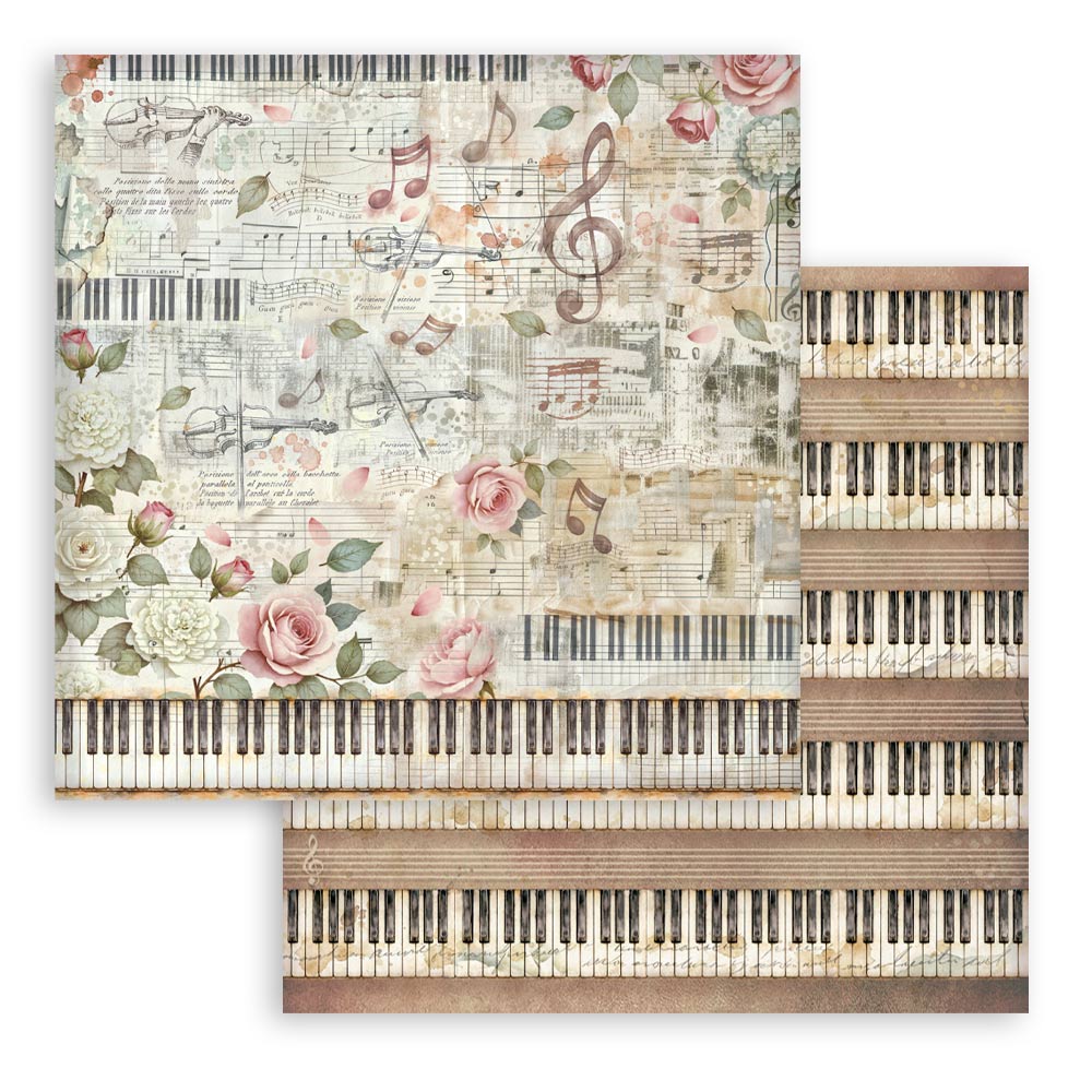 Stamperia Symphony 8x8 Backgrounds