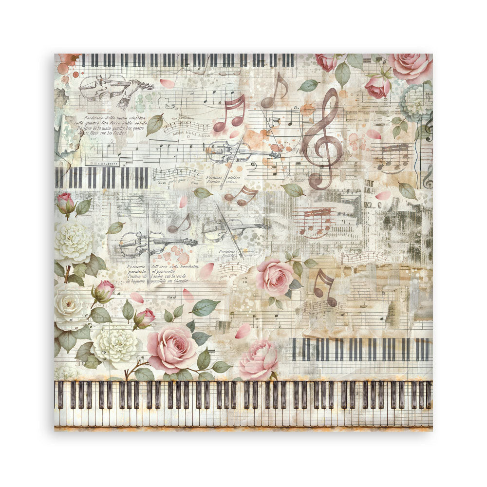 Stamperia Symphony 8x8 Backgrounds