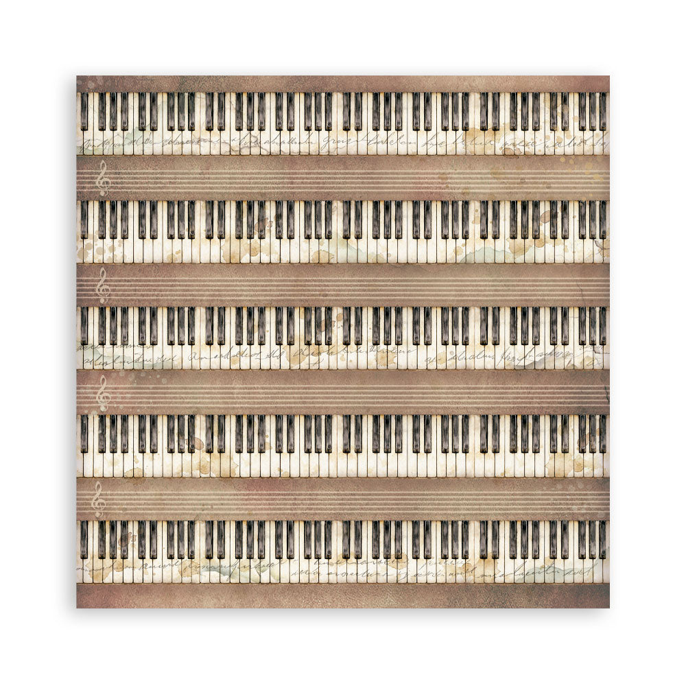 Stamperia Symphony 8x8 Backgrounds