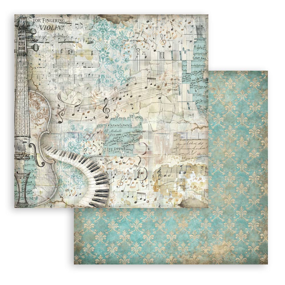 Stamperia Symphony 8x8 Backgrounds