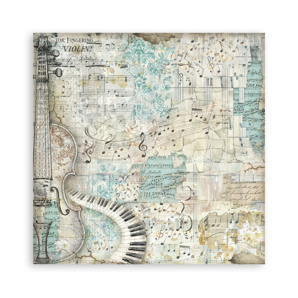 Stamperia Symphony 8x8 Backgrounds