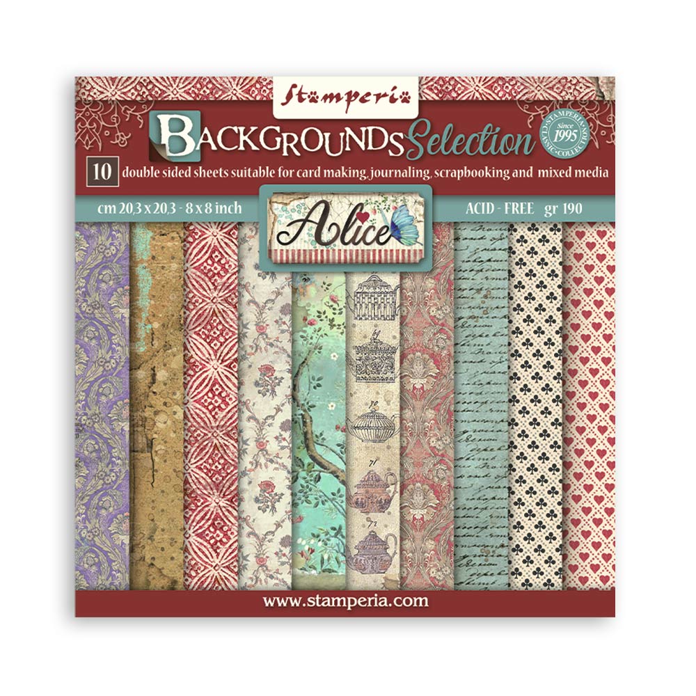 Stamperia Alice In Wonderland Backgrounds