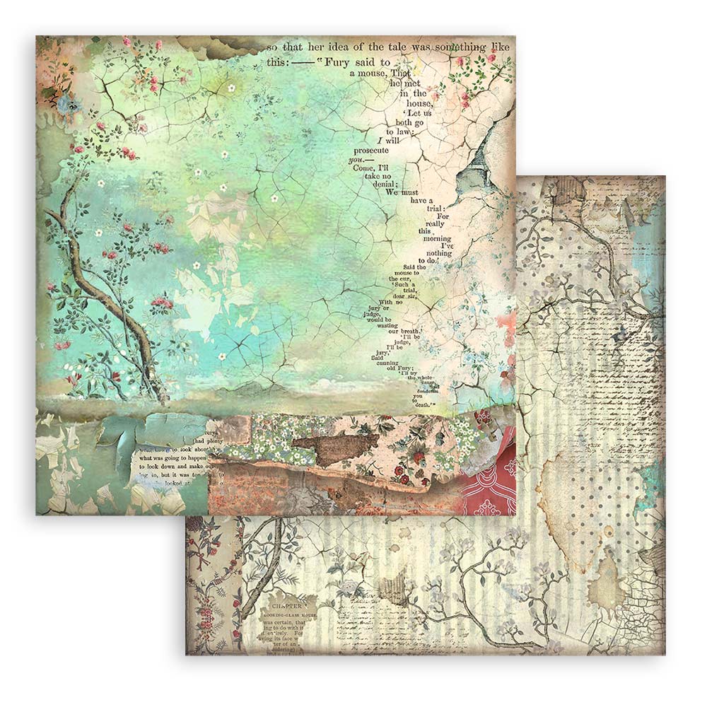Stamperia Alice In Wonderland Backgrounds