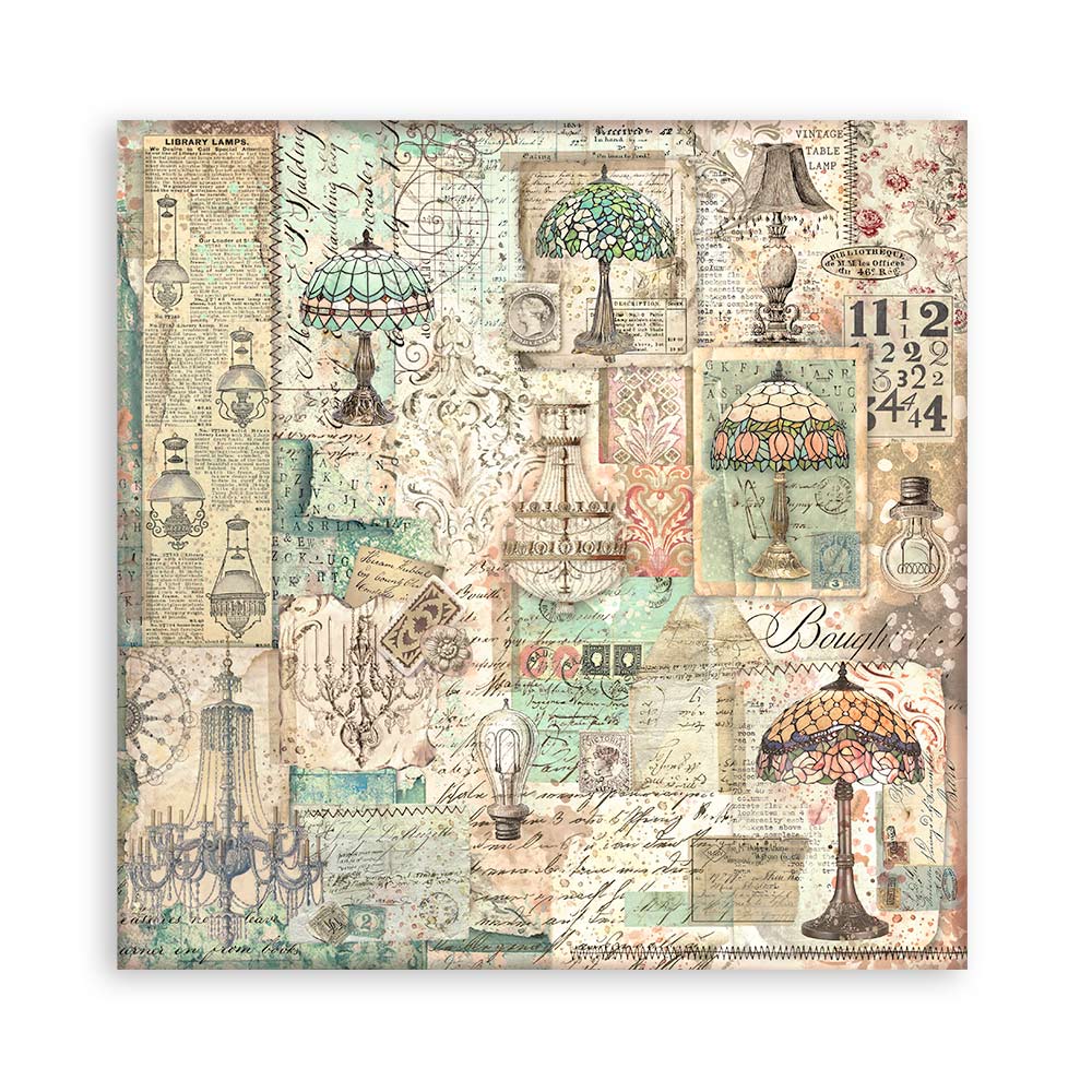 Stamperia Brocante Antiques 8x8 Paper Pad