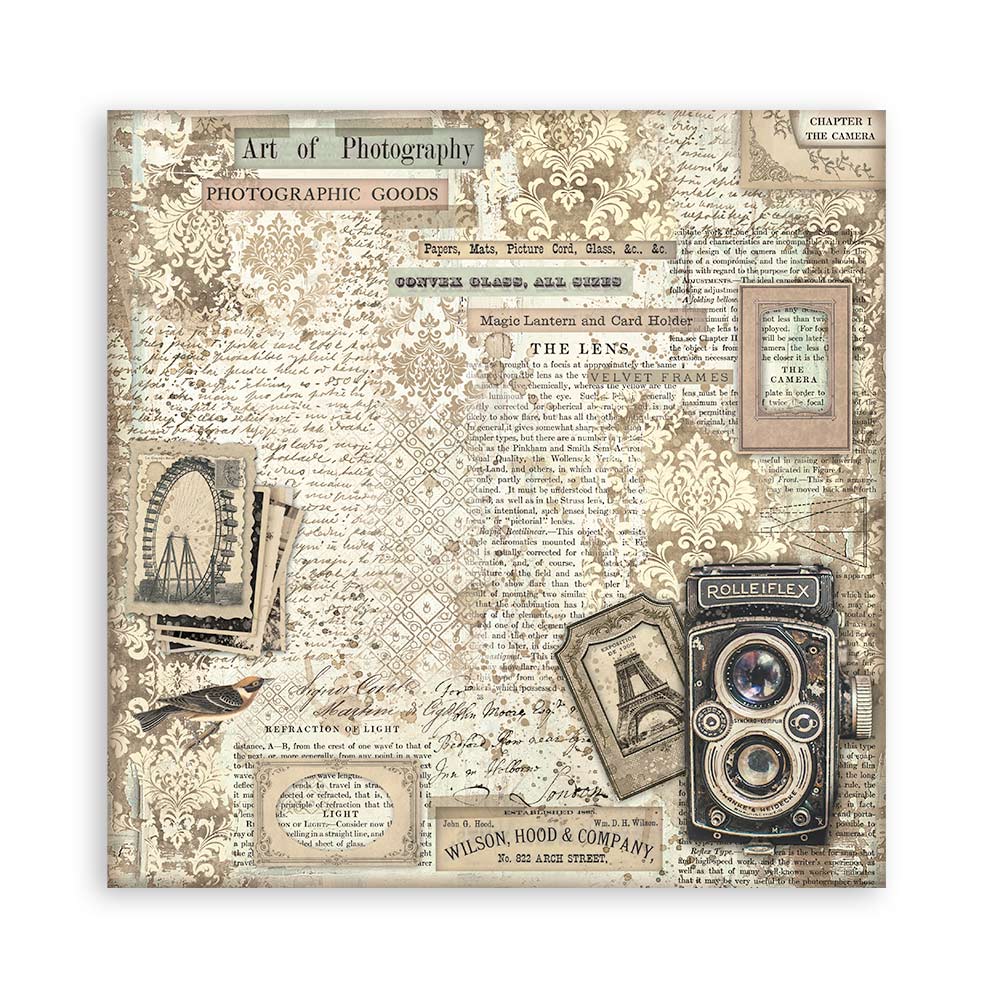 Stamperia Brocante Antiques 8x8 Paper Pad