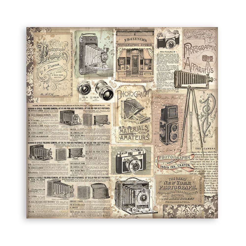 Stamperia Brocante Antiques 8x8 Paper Pad