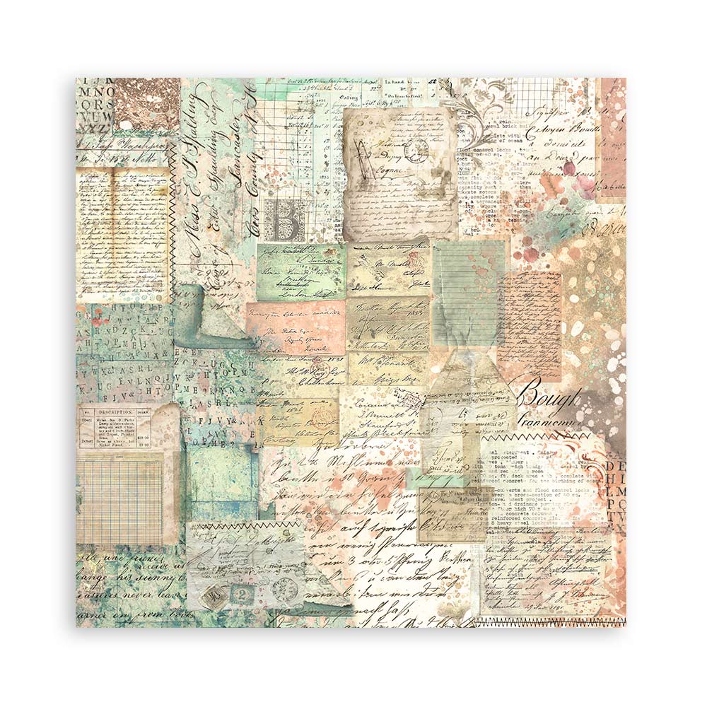 Stamperia Brocante Antiques 8x8 Paper Pad