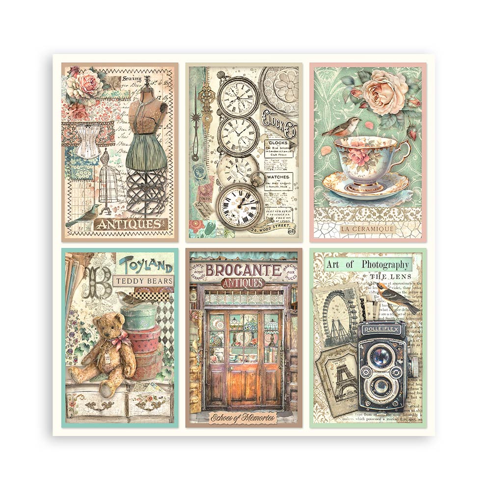 Stamperia Brocante Antiques 8x8 Paper Pad