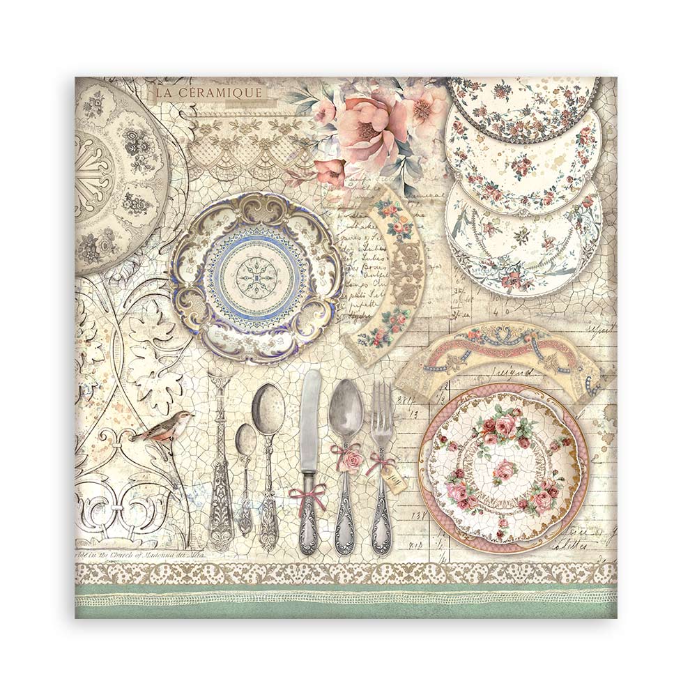 Stamperia Brocante Antiques 8x8 Paper Pad