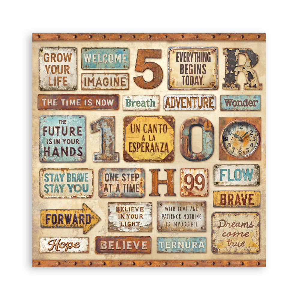 Stamperia A New Beginning 8x8 Paper Pad