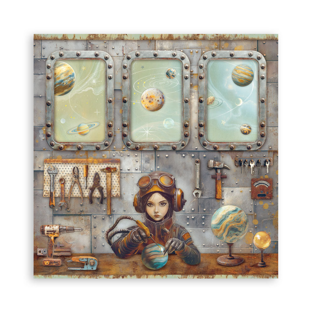 Stamperia A New Beginning 8x8 Paper Pad