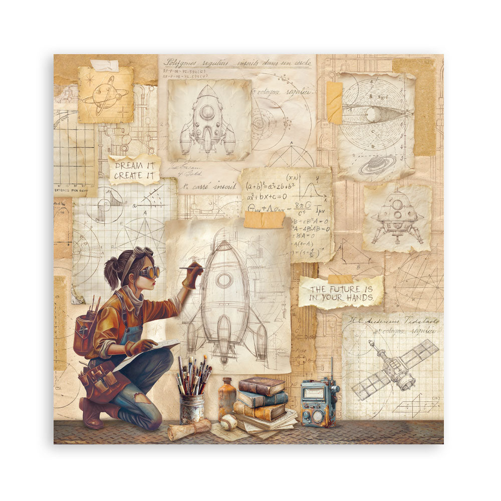 Stamperia A New Beginning 8x8 Paper Pad