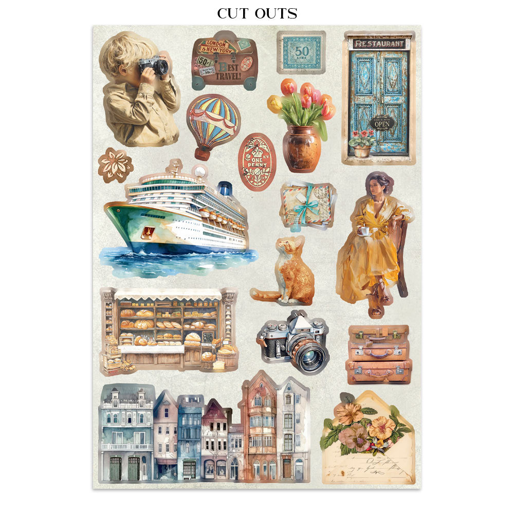 Stamperia Art of Traveling Junk Journal
