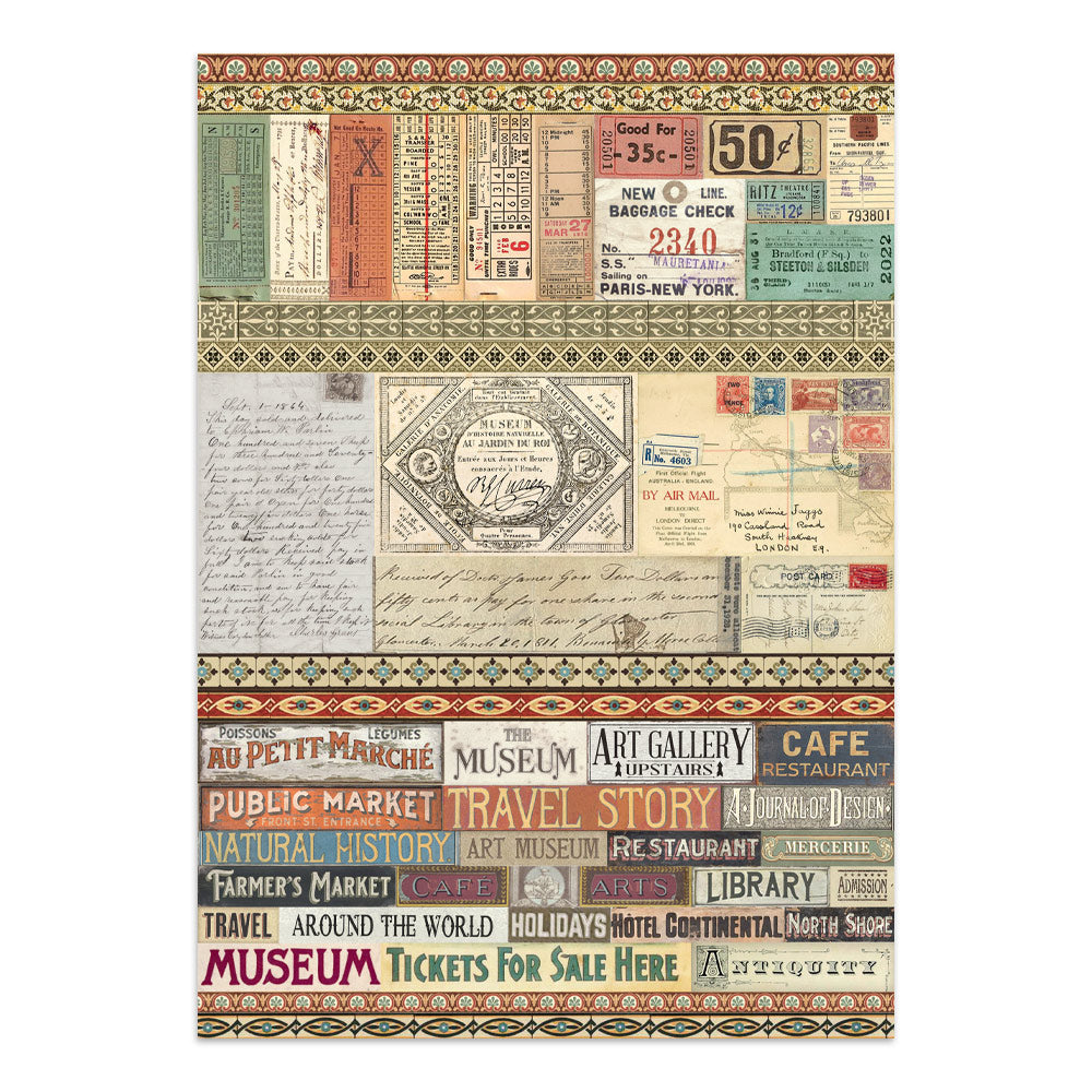 Stamperia Art of Traveling Junk Journal