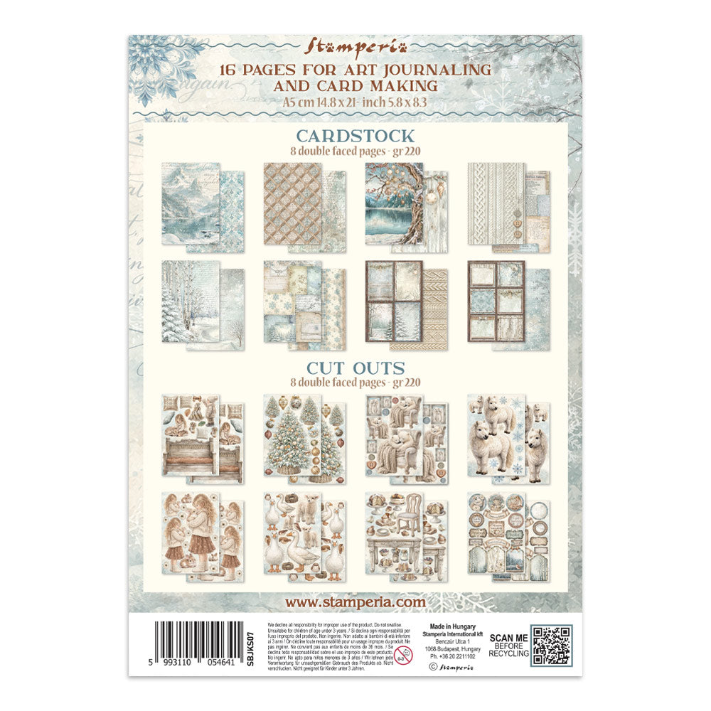 PRE-ORDER Stamperia White Christmas Focus Points