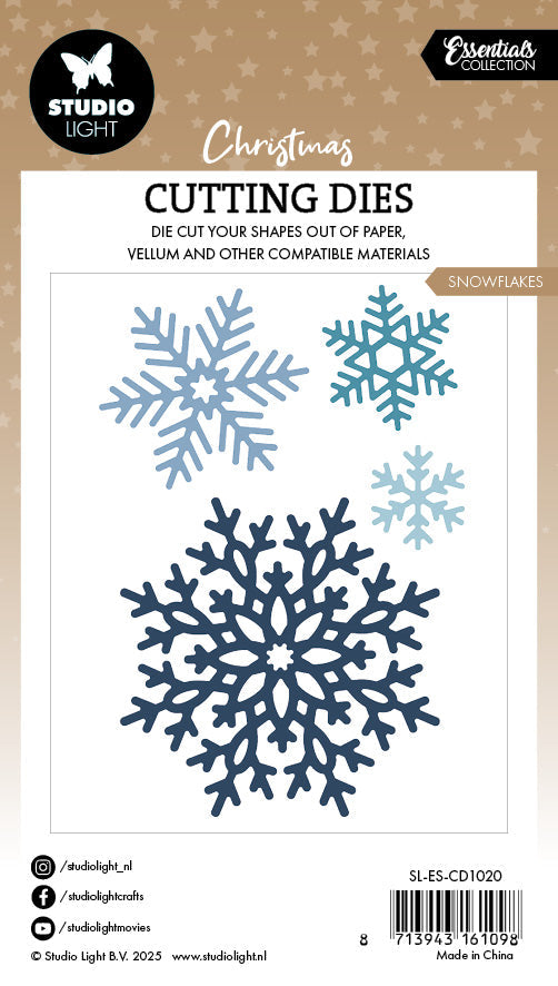 Studio Light Cutting Die Snowflakes