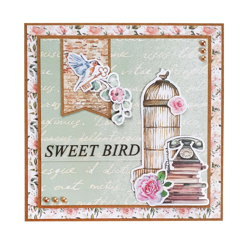 Studio Light Mixed Paper Pad Lovely Vintage Essentials