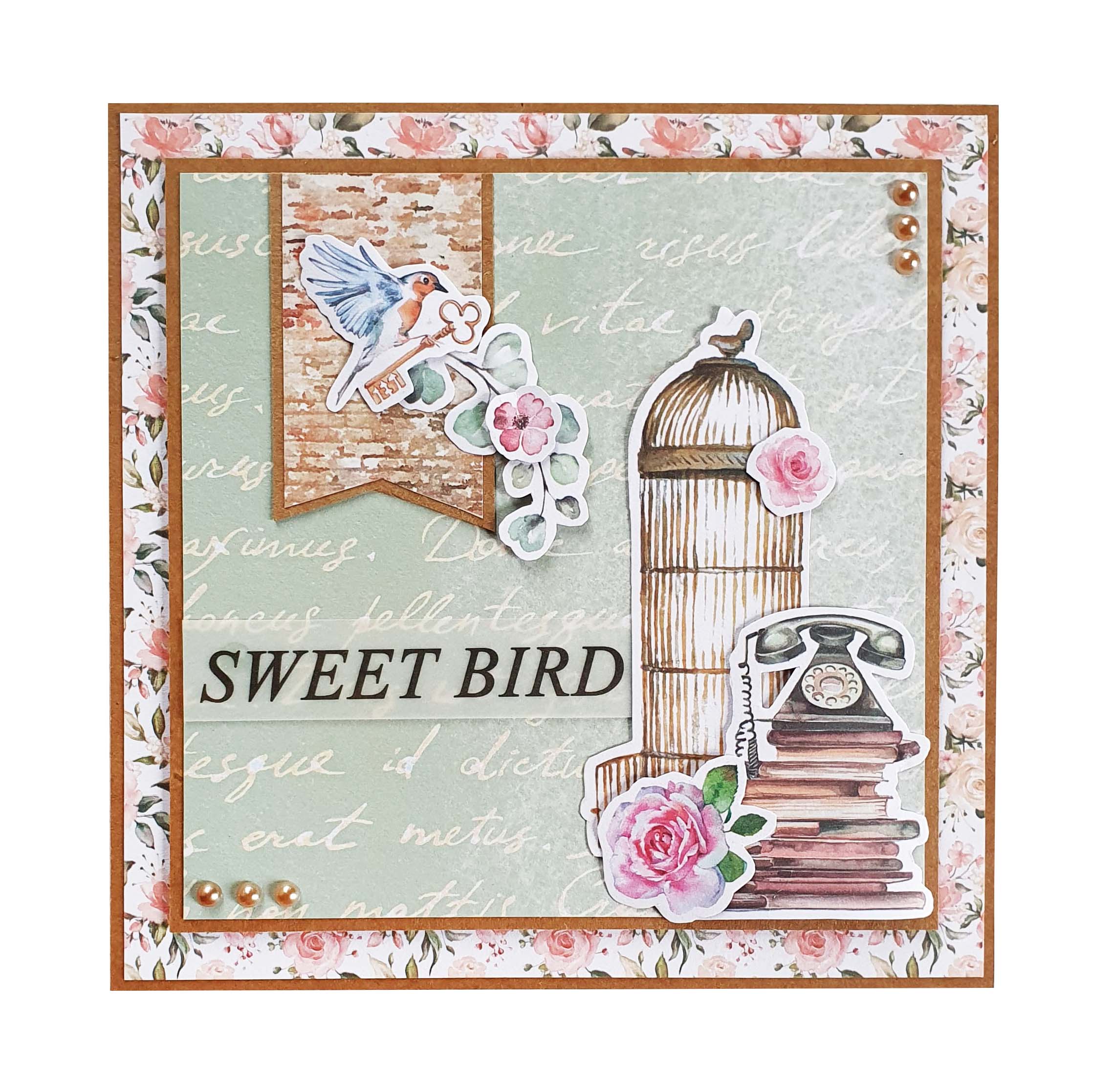 Studio Light Mixed Paper Pad Lovely Vintage Essentials