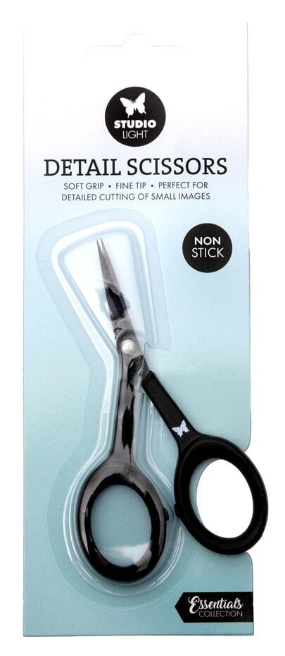 Studio Light Detail Scissors Soft Grip Fine Tip, Non Stick
