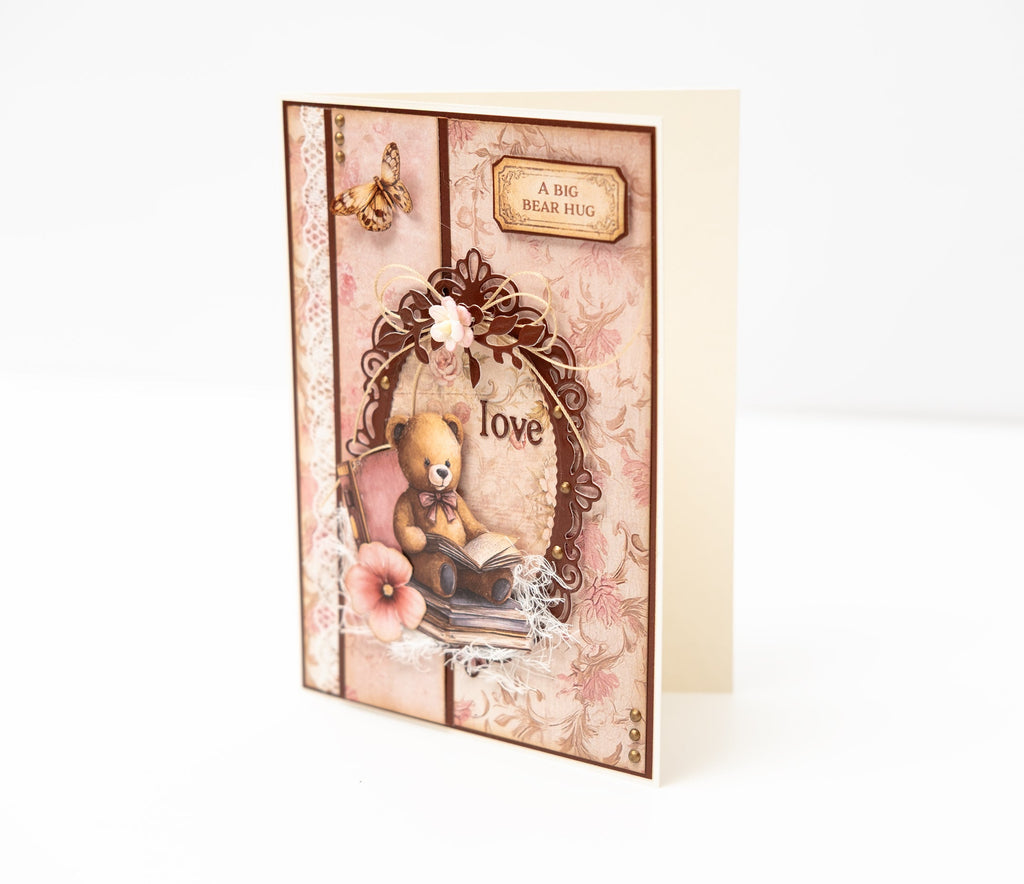 Studio Light Cutting Die Bear Gift Bag Accessories Teddy's Tea Time