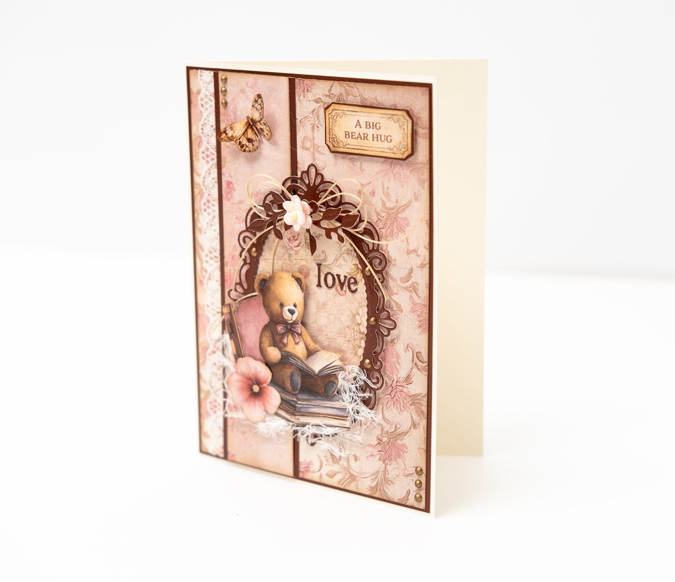 Studio Light Cutting Die Bear Gift Bag Accessories Teddy's Tea Time