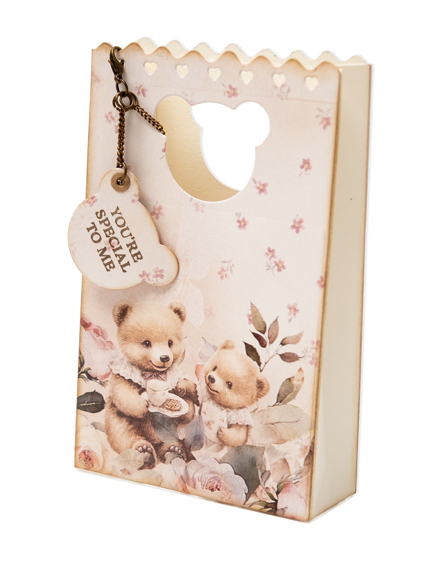 Studio Light Cutting Die Bear Gift Bag Accessories Teddy's Tea Time