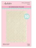PRE-ORDER Spellbinders Frank Garcia 3D Embossing Folder Ribbons & Seams
