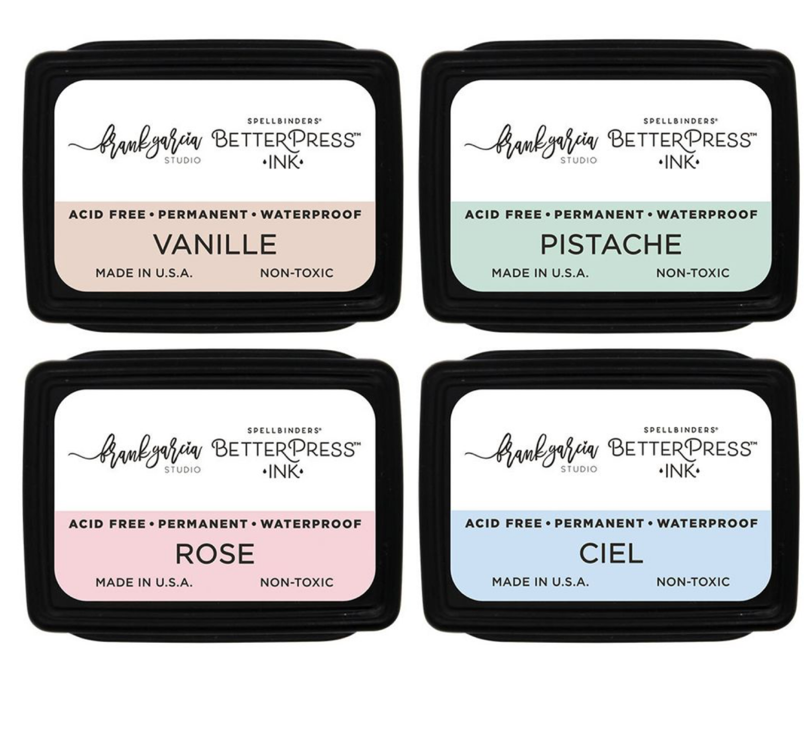 PRE-ORDER Spellbinders Frank Garcia Betterpress Ink Mini Set