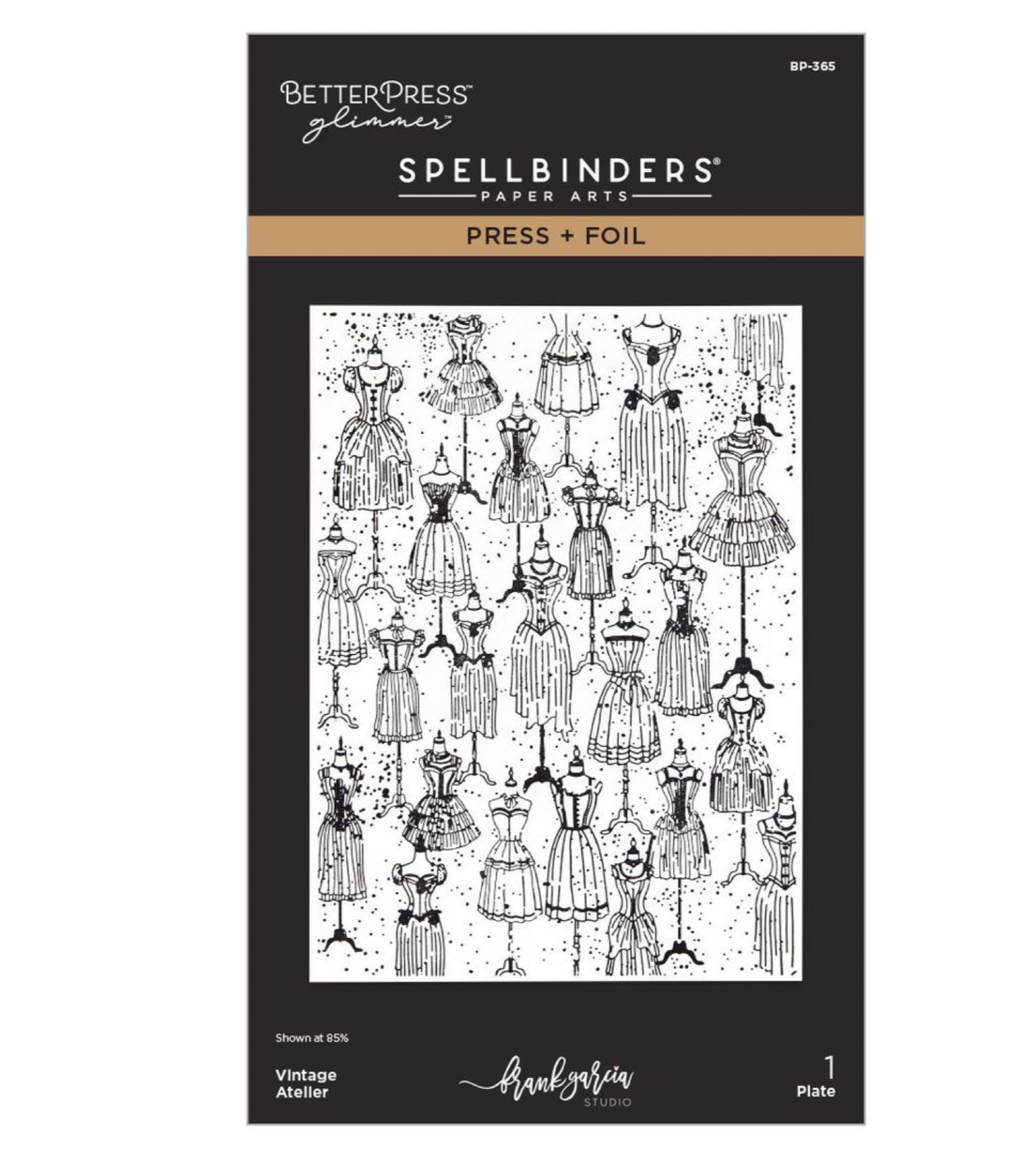 PRE-ORDER Spellbinders Frank Garcia Press & Foil Plate