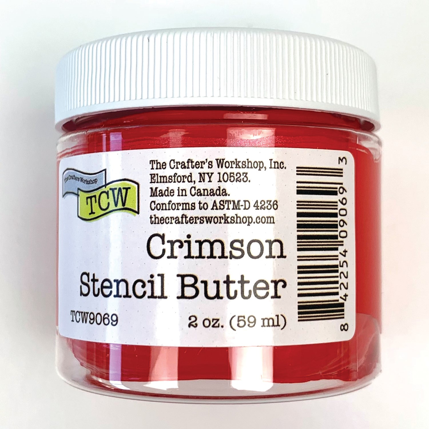 The Crafters Workshop Stencil Butter 1 oz - Crimson