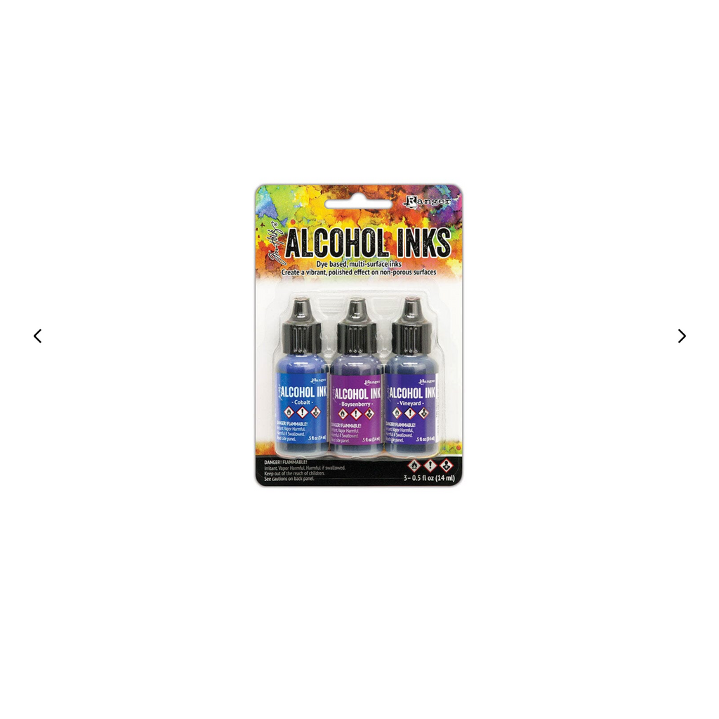 Tim Holtz Alcohol Ink Kit - Indigo/Violet Spectrum