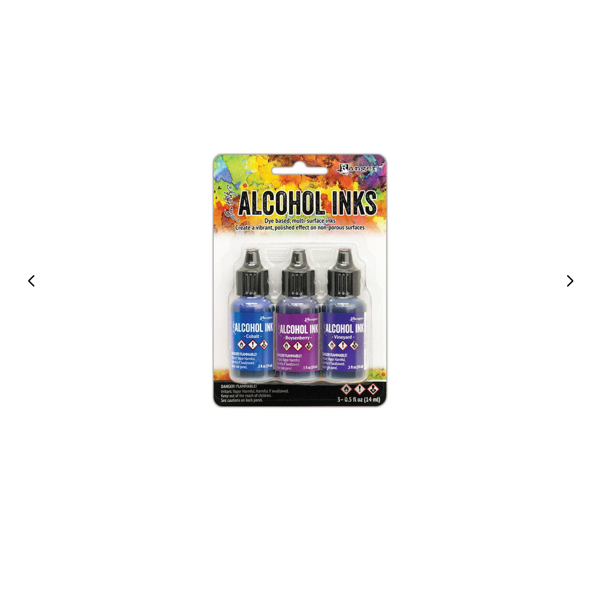 Tim Holtz Alcohol Ink Kit - Indigo/Violet Spectrum
