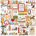 Echo Park Winnie the Pooh Autumn Element Sticker Sheet